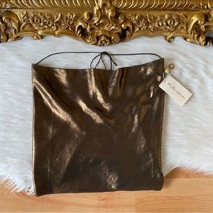 For Love & Lemons Wrap Tie Back Top